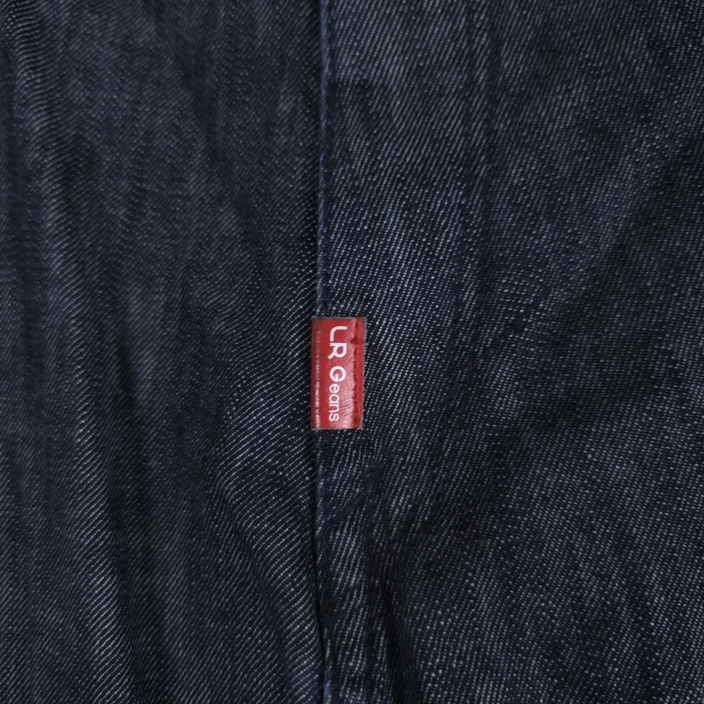 Lifted Research Group Denim Jeans Mens‎ 46 (Fits 43x33) Blue Baggy Y2K Hip Hop